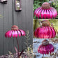 Outdoor Cone Flower Bird Feeder