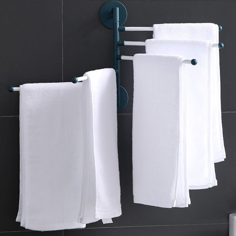 Wall Mounted Rotating Towel Rack No-Punching