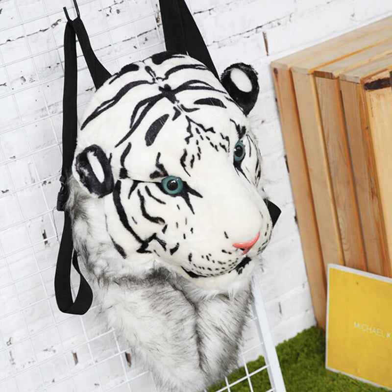 Fashion Lion & Tiger Head Backpack Multifunc Outdoor Bags