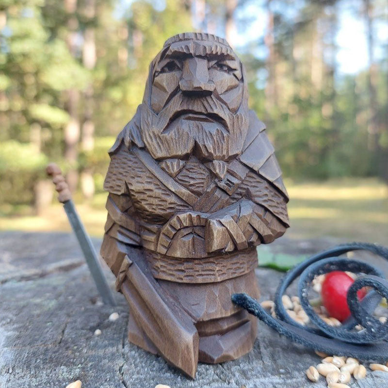 Odin Thor Tyr Ulfhednar Norse Pagan Resin Craft Garden Decoration