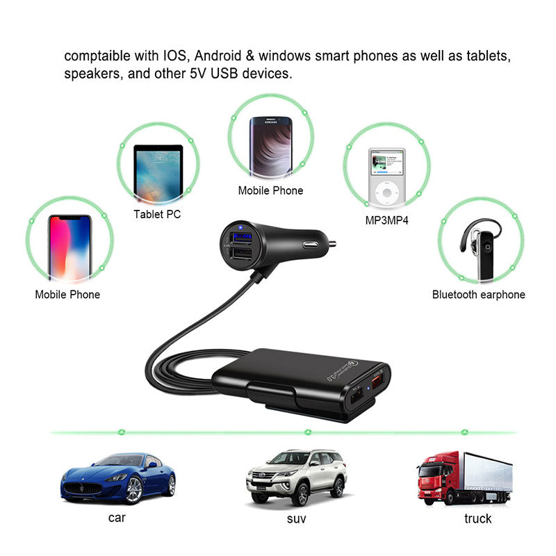 Four Ports Car Fast Charger