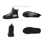 Men Letter Patch Lace-up Front Boots