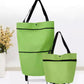 Folding Shopping Bag Collapsible Trolley Bags with Wheels