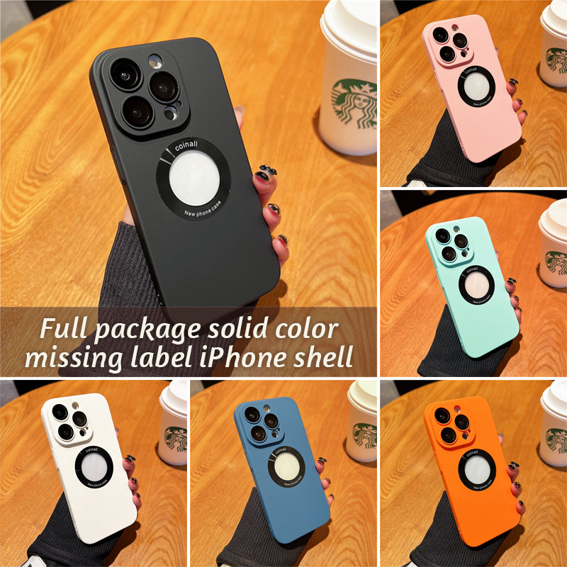 All-inclusive Solid Color Missing Label Mobile Phone Case