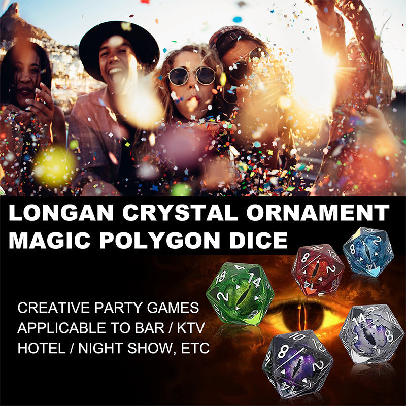 Halloween Longan Crystal Dice