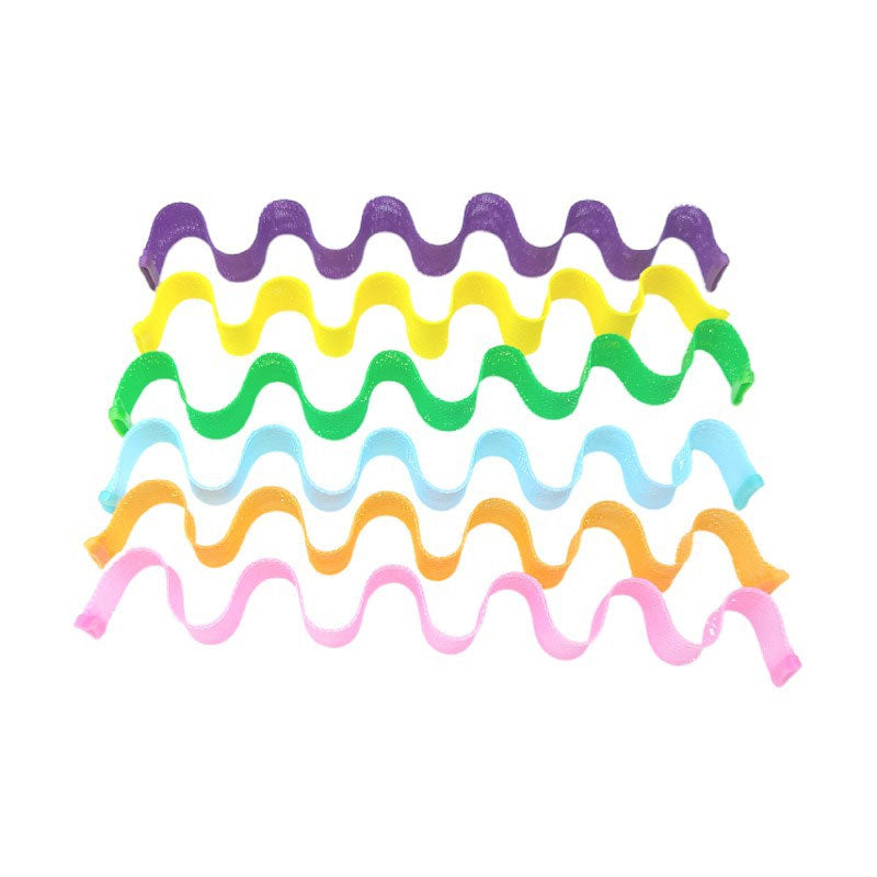 Spiral Curling No Heat Curling Iron With Hair Hook (24 Pcs)