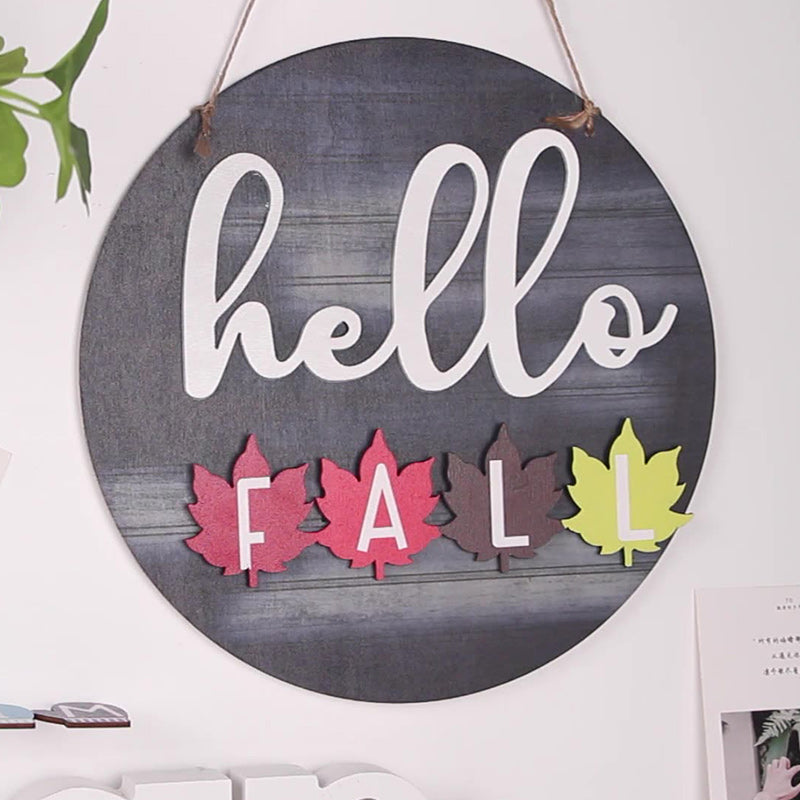 Welcome Sign in Front for Door