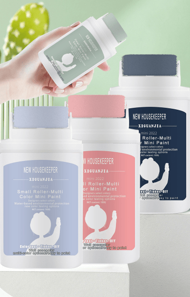 Wandreparatur-Rollbürste  mit Wandreparaturpaste/Wall repair roller brush and wall repair paste