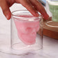 Double Walled Skull Glass Mug For Hot & Cold Drinks