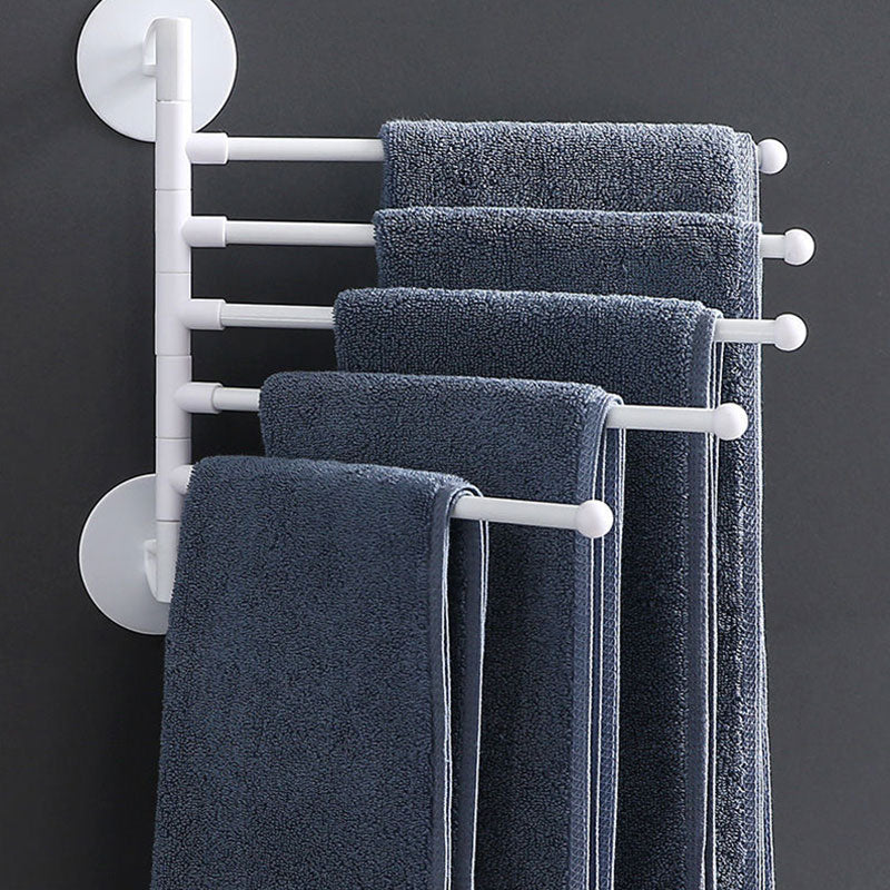 Wall Mounted Rotating Towel Rack No-Punching