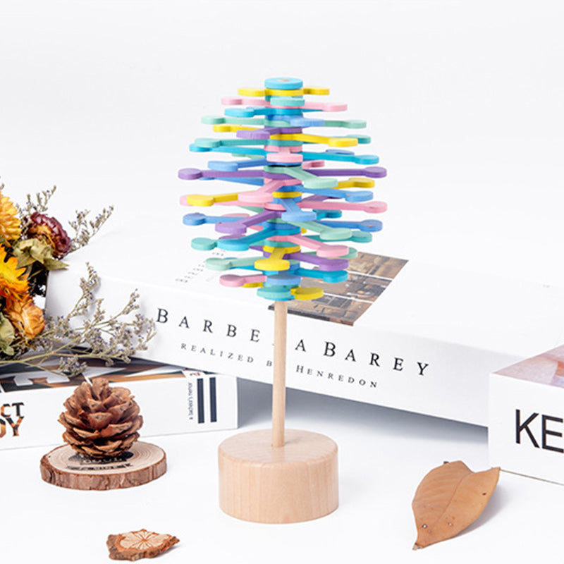 Wooden Spiral Lollipop-Stress Relif Toy