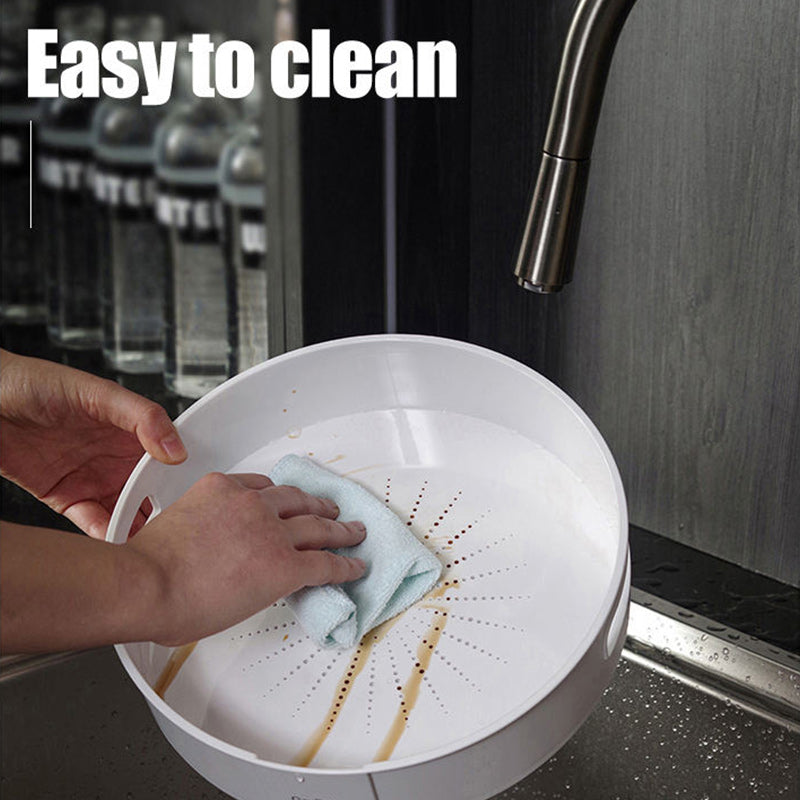 Plastic Turntable Storage Tray Kitchen