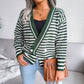 Design Striped Long-sleeved Sweater