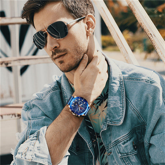 Multifunction Six Stitches Chronograph Watch