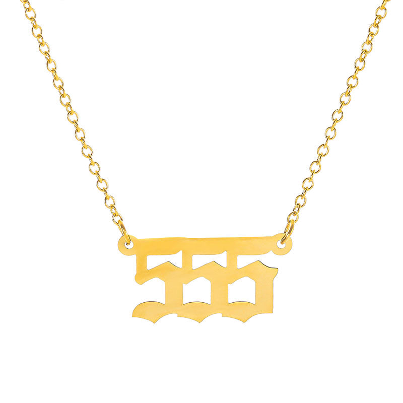 Angel Number Necklace