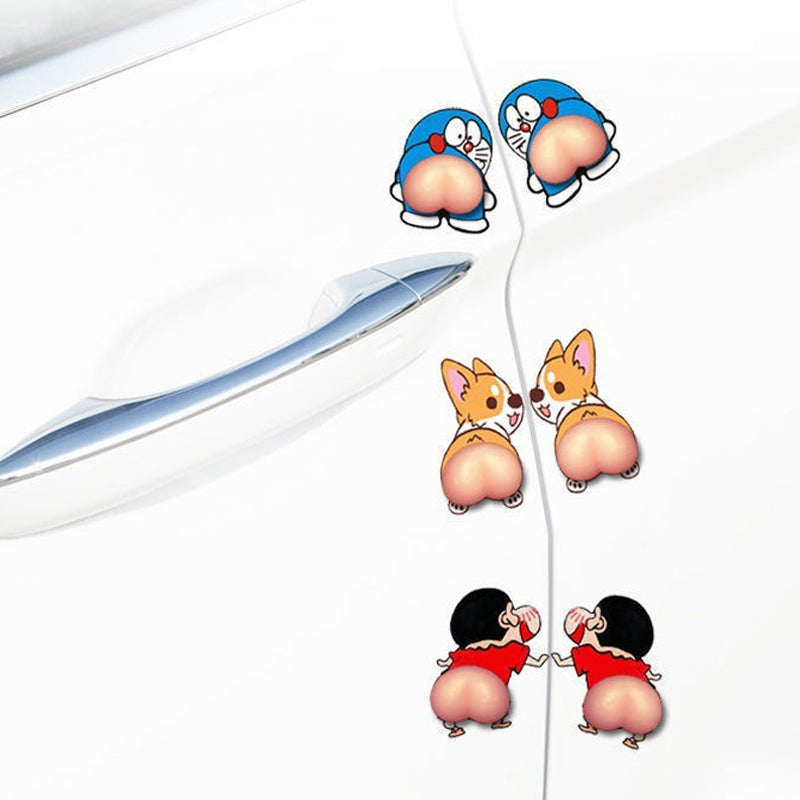 Cartoon Anti-collision Stickers（2 Pcs）