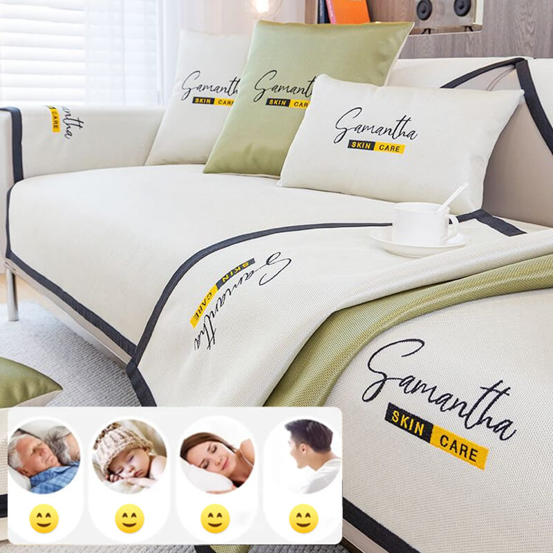 Non-Slip Ice Silk Sofa Cushion