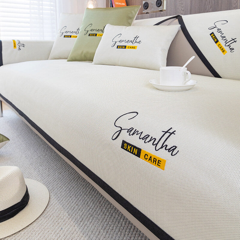 Non-Slip Ice Silk Sofa Cushion