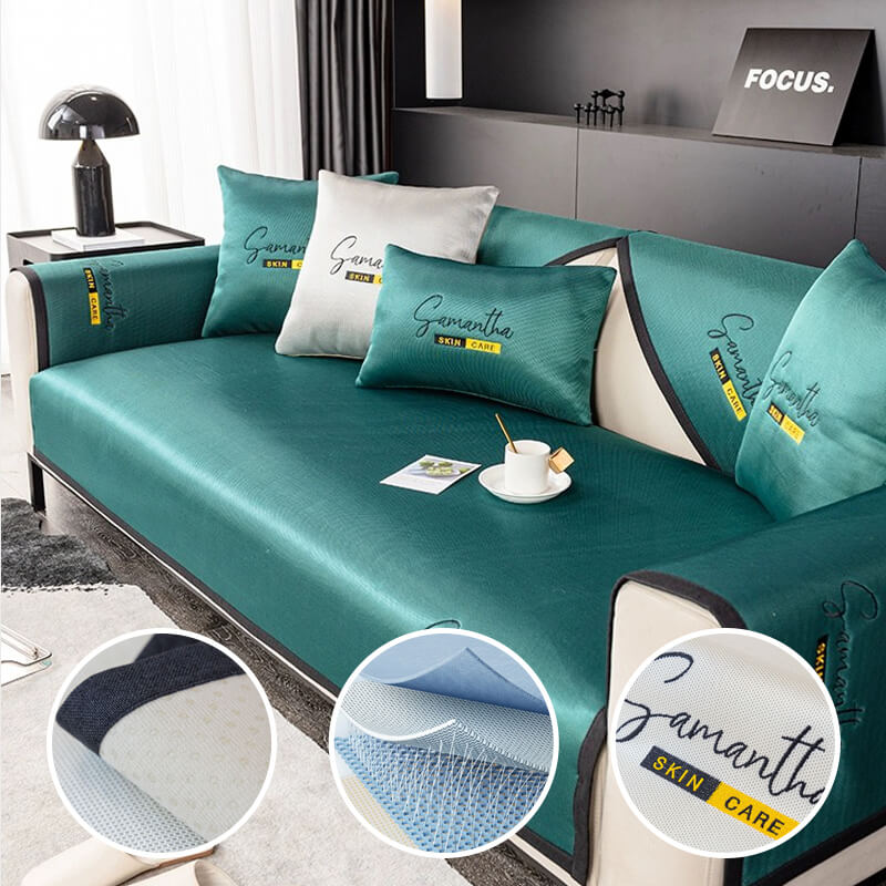 Non-Slip Ice Silk Sofa Cushion