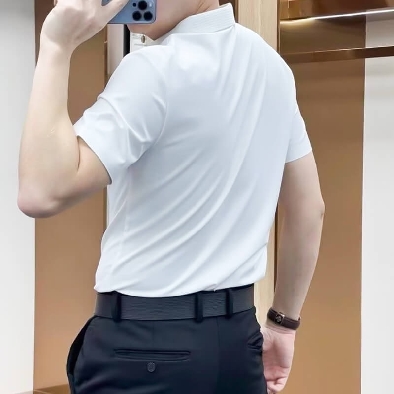 Camicia Patchwork Casual Estiva Da Uomo