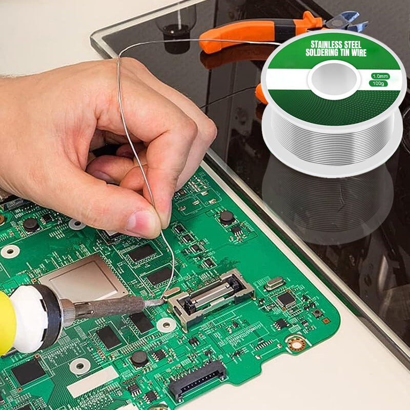 Aluminum Stainless Steel Lighter Solder Wire (2pcs)