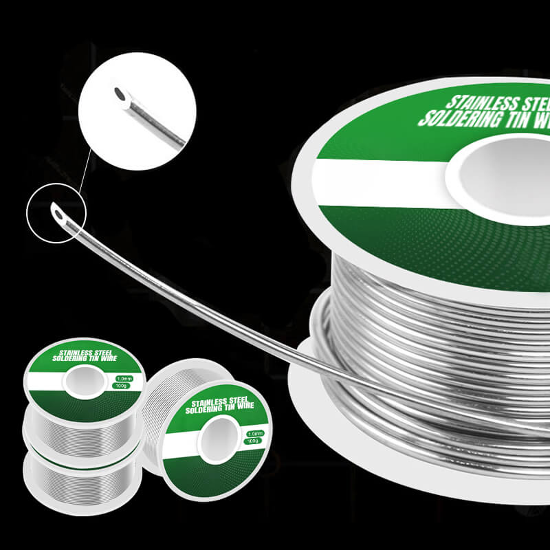 Aluminum Stainless Steel Lighter Solder Wire (2pcs)