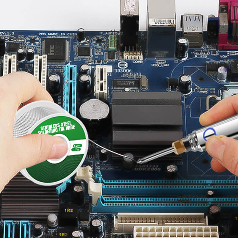 Aluminum Stainless Steel Lighter Solder Wire (2pcs)