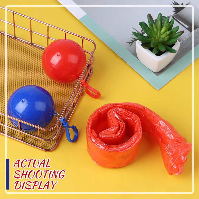 Portable Poncho Disposable Raincoat Ball Keychain
