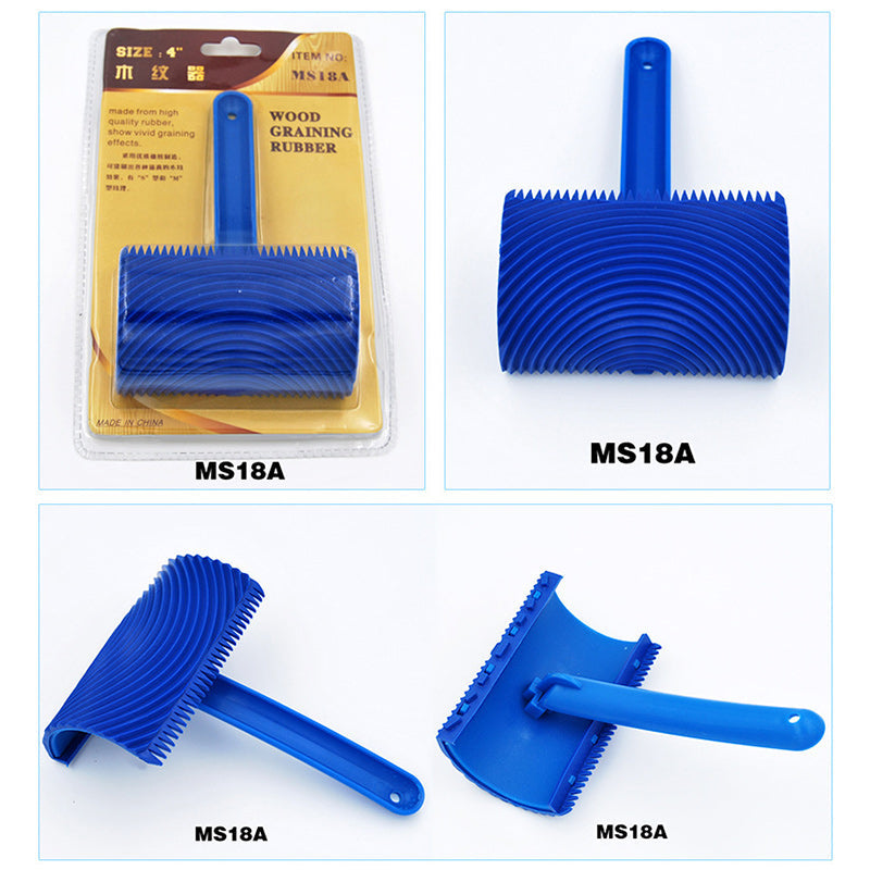 Wood Graining Paint Roller with Handle