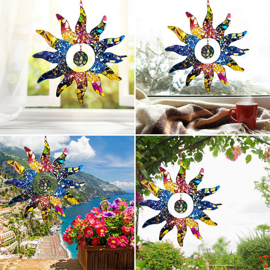 Rainbow Stained Glass Suncatcher