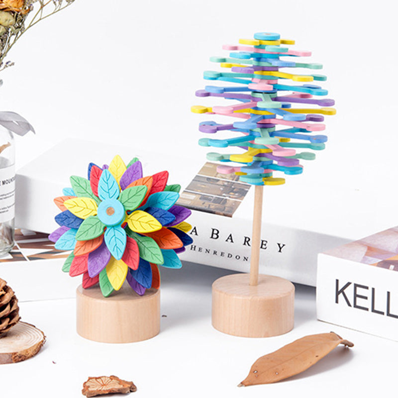 Wooden Spiral Lollipop-Stress Relif Toy
