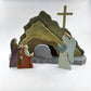 Easter Scene Wooden Decoration