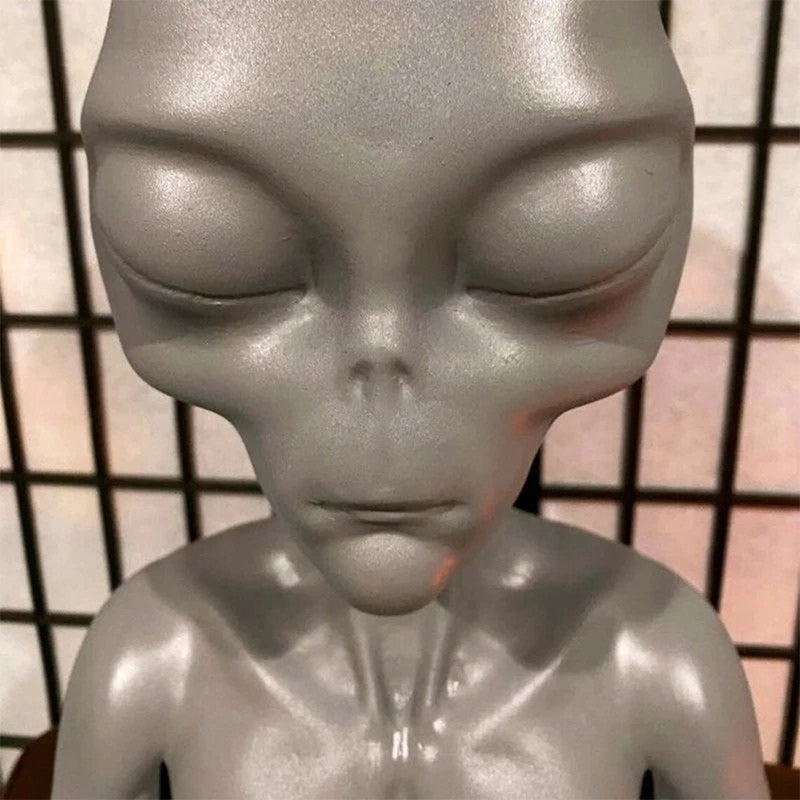 Alien Garden Resin Statue