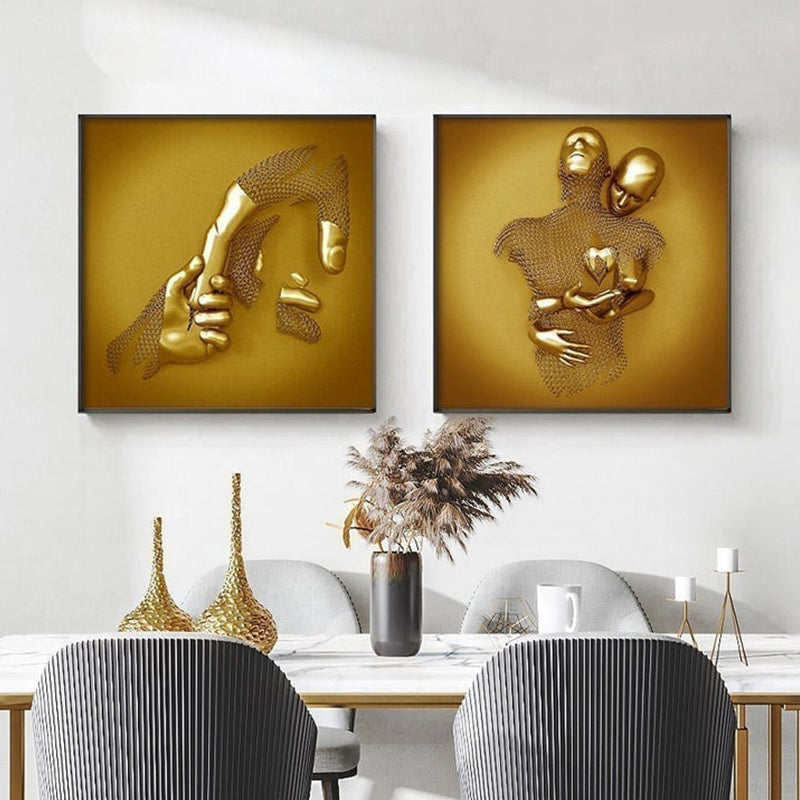 Love Heart 3D Art Wall Painting