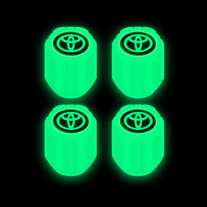 Car Tire Luminous Valve Cap（4 Pcs）