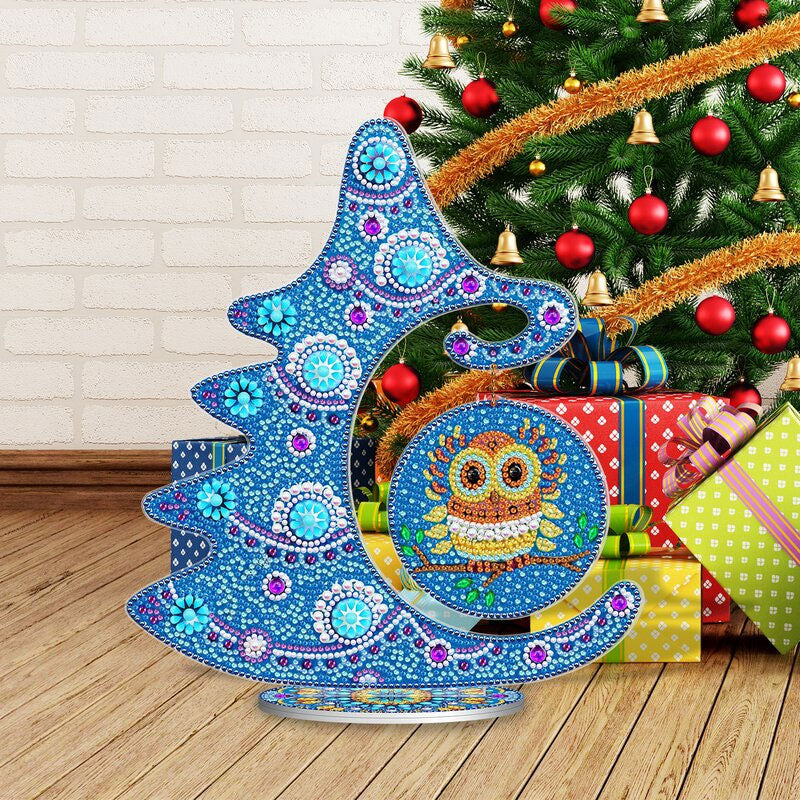 Crystal Christmas Tree Ornaments - 5D DIY Diamond Crafts