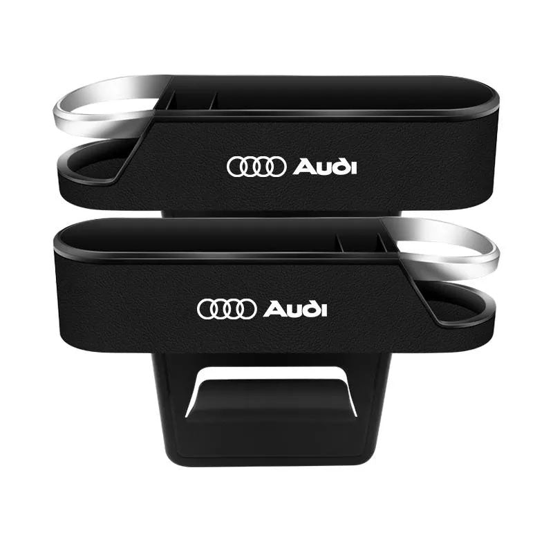 Car LOGO Stylish PU Leather Seat Gap Organizer