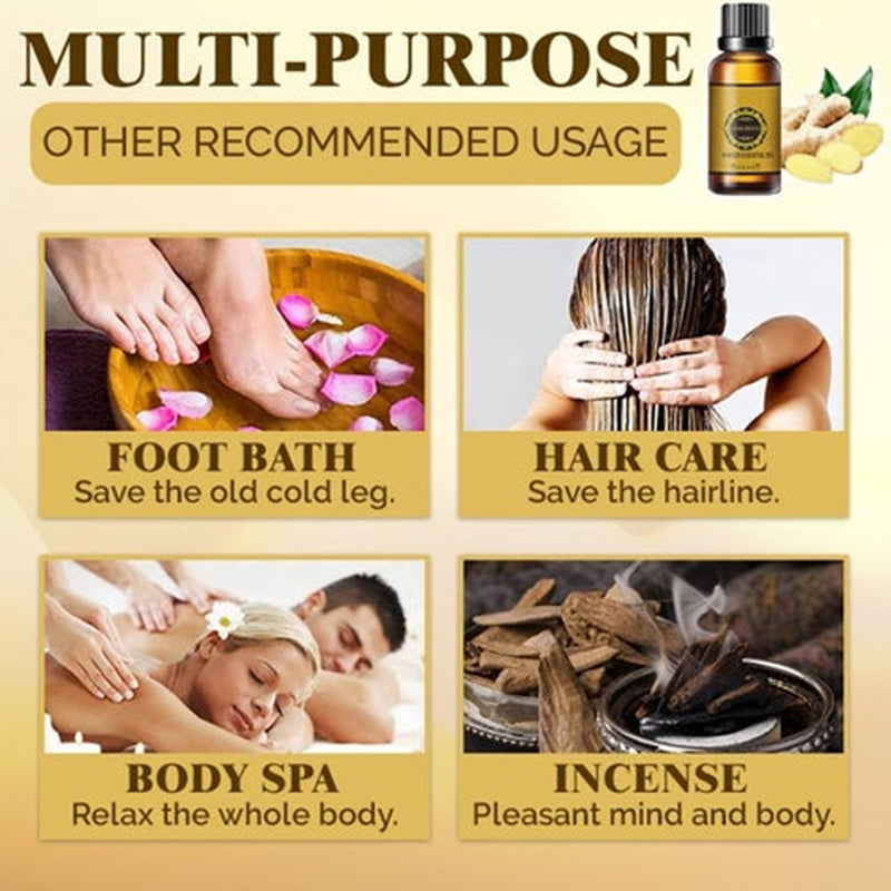 Belly Drainage Ginger Oil