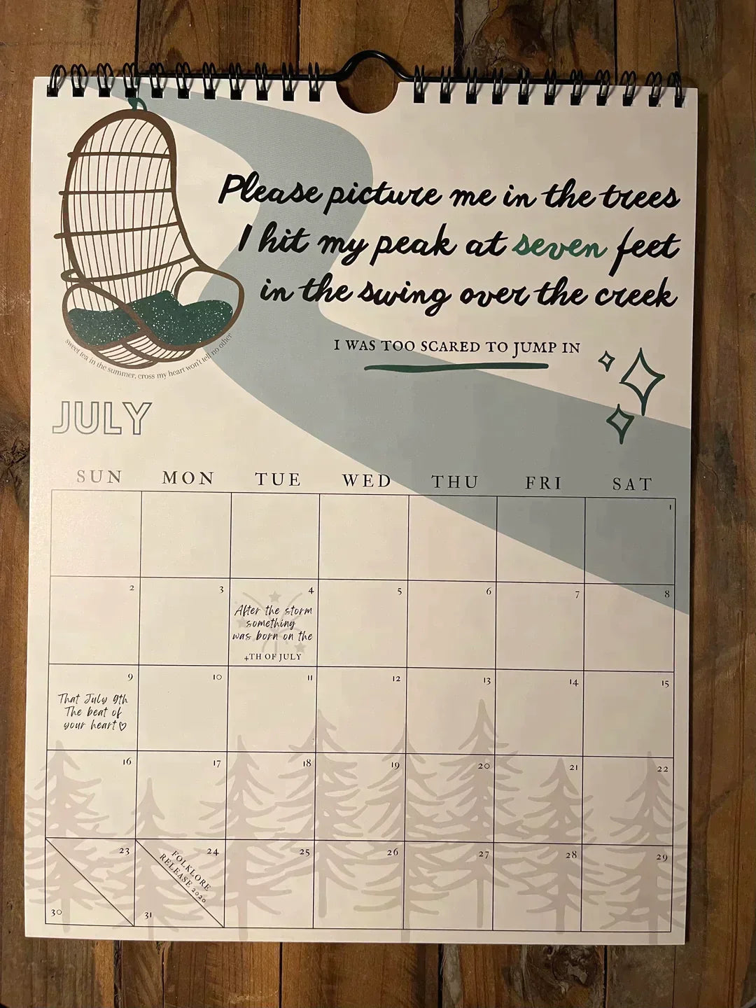 2024 Lyrisk kalender/2024 Lyric Calendar