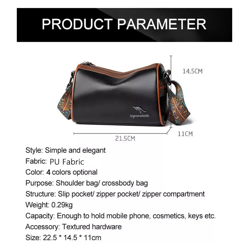 Pu Soft Leather Texture Retro Messenger Bag（作废！sku重复）