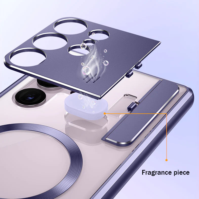 Ultra Magnetic Suction Folding Bracket Aromatherapy Phone Case