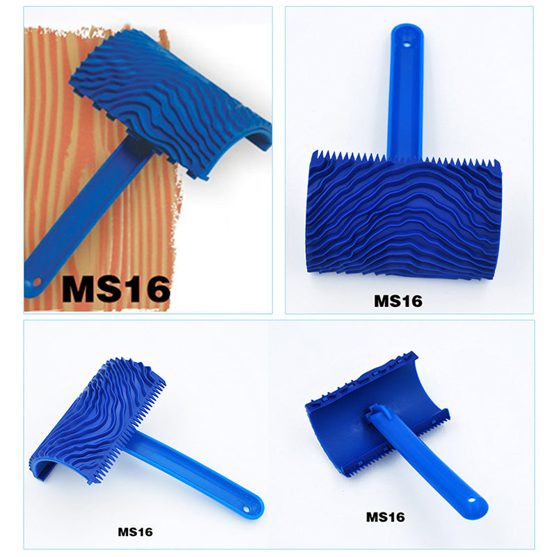Wood Graining Paint Roller with Handle