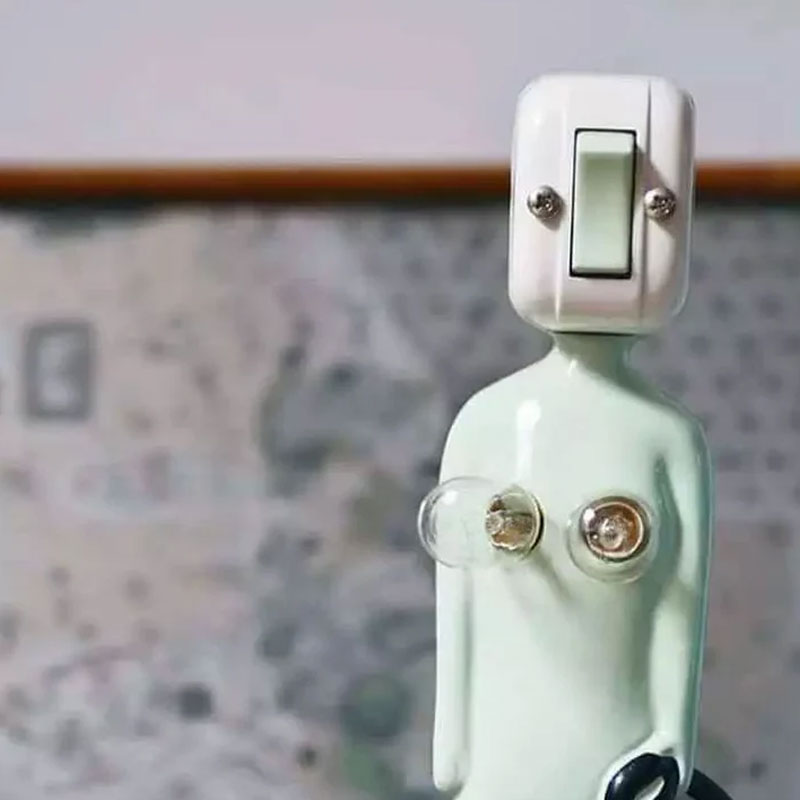 Body Bulb Resin Lamp Funny Funny Desk Lamp