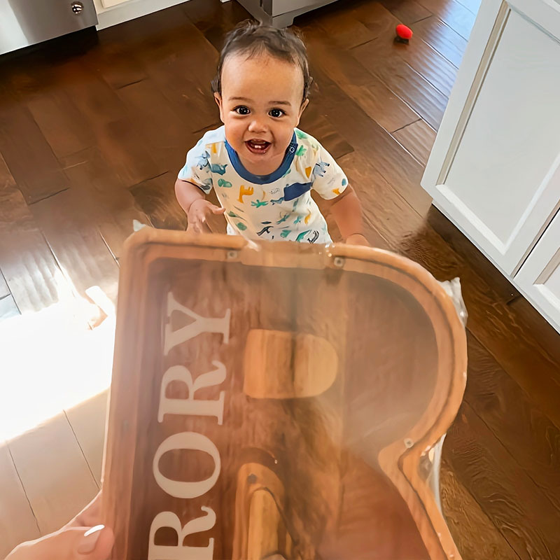 Personalized Boys/Girls Piggy Bank-Wood Gift For Kids