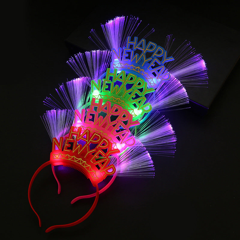 2022 LED Light Up Glasses & Crowns Headband