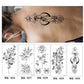 Sketch Flower Full Body Tattoo Sticker