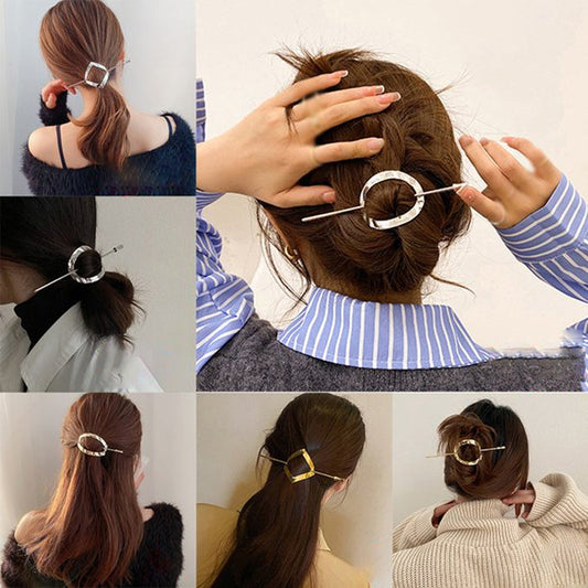 Lazy Style Hair Accessories with Metal Hair Clips