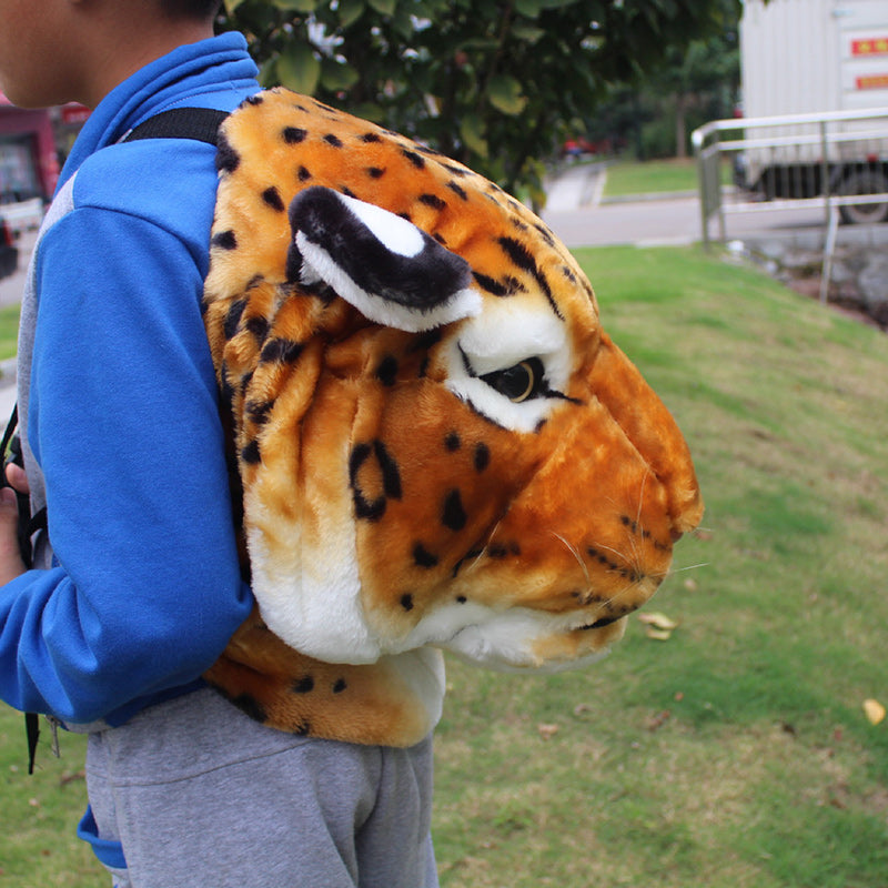 Fashion Lion & Tiger Head Backpack Multifunc Outdoor Bags