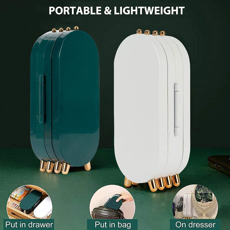 Necklace Jewelry Organizer with Folding Screen Design