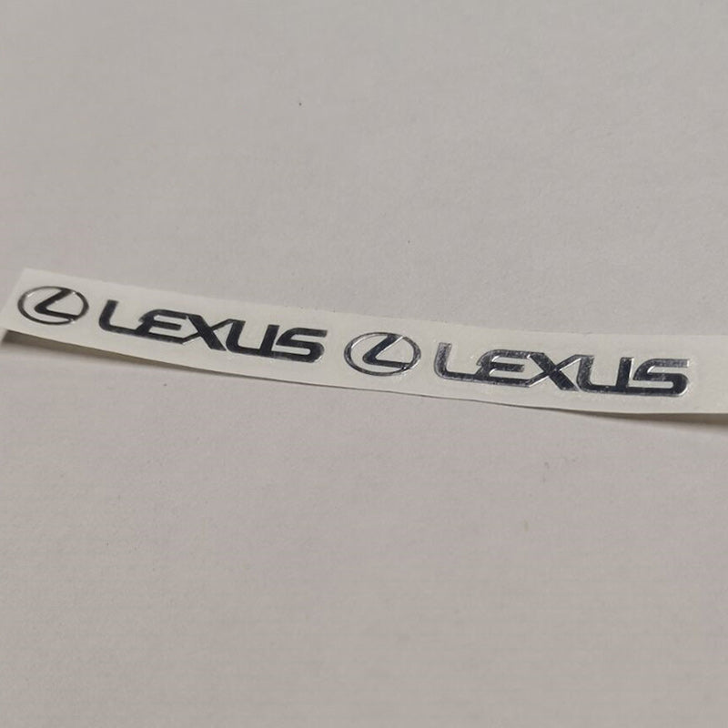 Metal Wiper Sticker Car Decoration Sticker (2PCS)